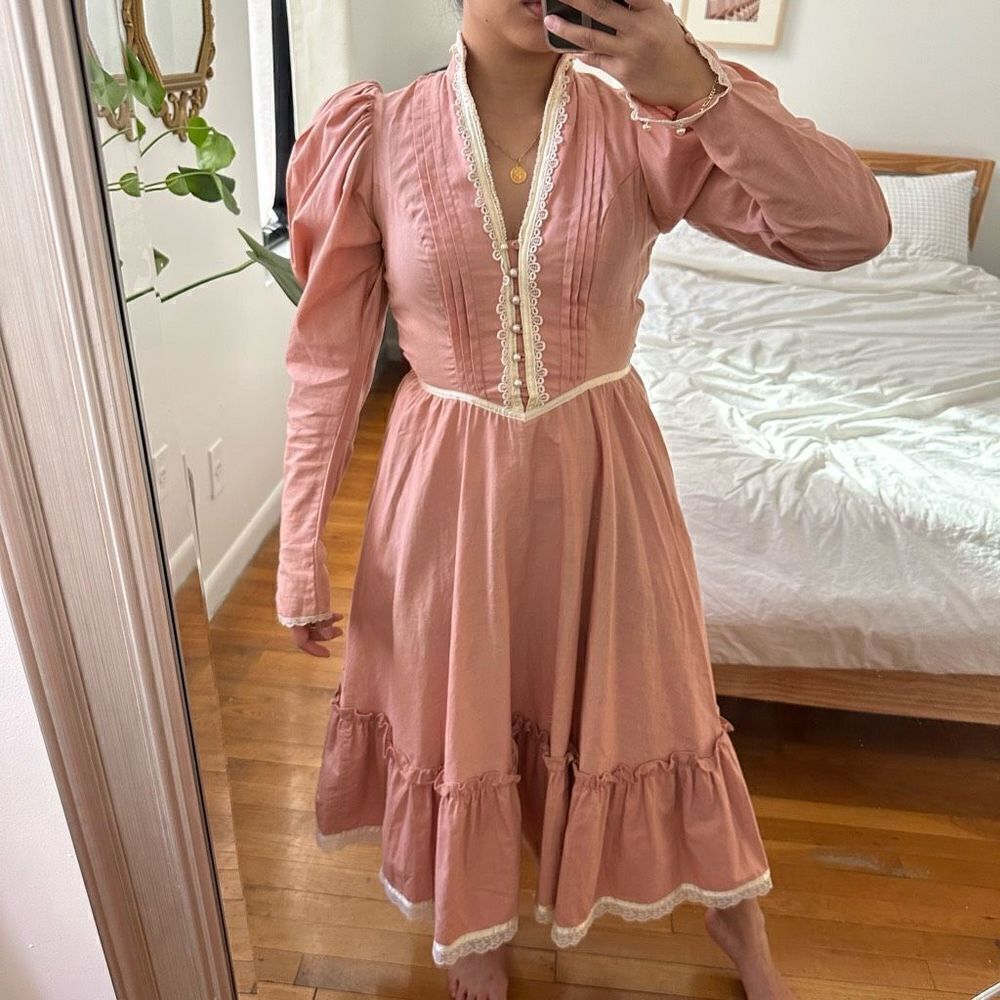 VTG Gunne Sax midi dress
